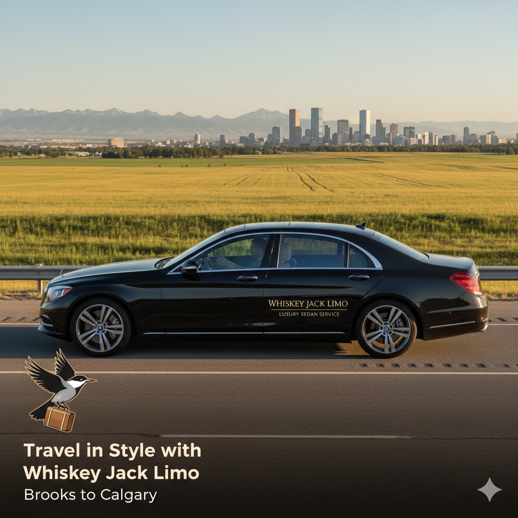Travel in Style with Whiskey Jack Limo’s Luxury Sedan Service from Brooks to Calgary